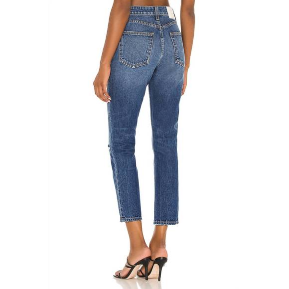 NEW GRLFRND karolina high rise straight crop jean in midtown - Picture 3 of 4